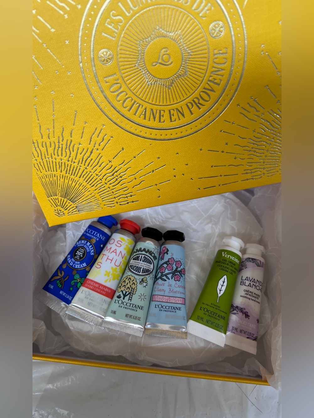 New! 6Pc L'Occitane Hand Cream Gift Set